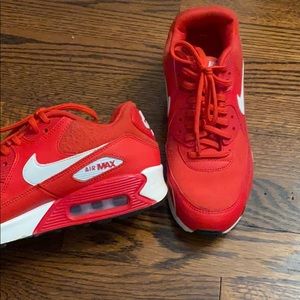 Nike Red Air Max Sneakers